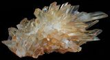Large Tangerine Quartz Crystal Cluster - Madagascar #58808-3